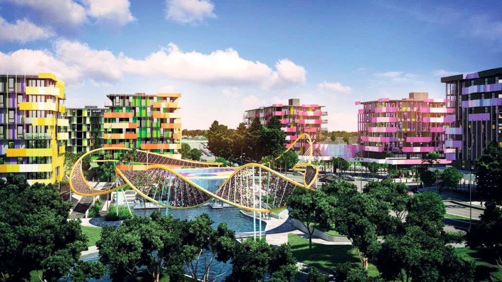 Commonwealth Games Village at Parklands in Australia Project Faresin
