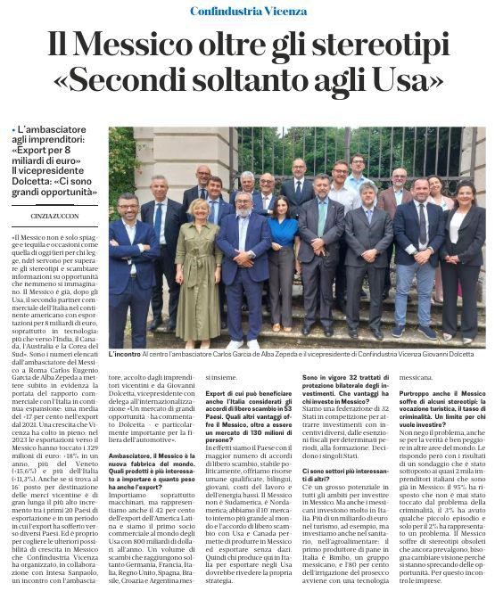 Il Messico oltre gli stereotipi. «Secondi soltanto agli USA» - Confindustria Vicenza